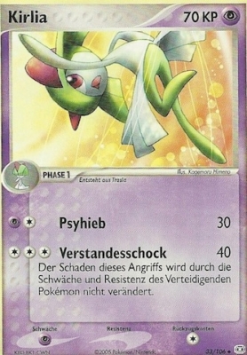 Kirlia 33 — EX Emerald (German Pokémon TCG card)