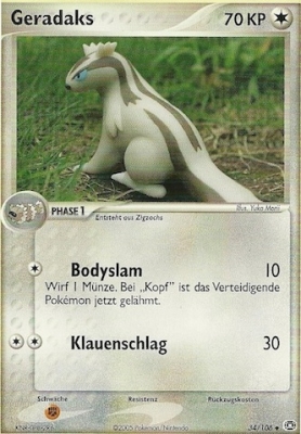 Geradaks 34 — EX Emerald (German Pokémon TCG card)