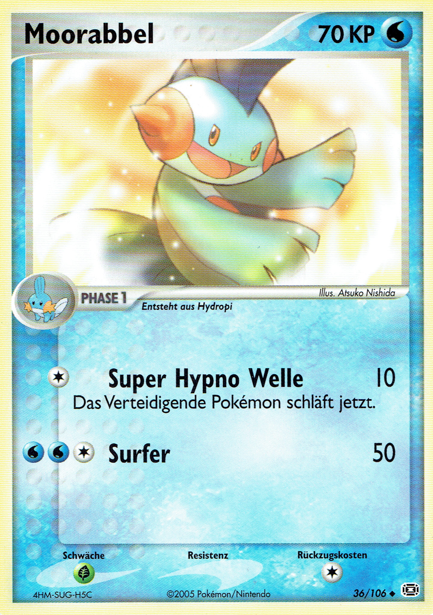 Moorabbel 36 — EX Emerald (German Pokémon TCG card)