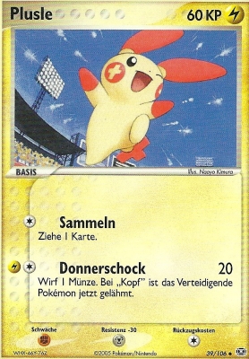 Plusle 39 — EX Emerald (German Pokémon TCG card)