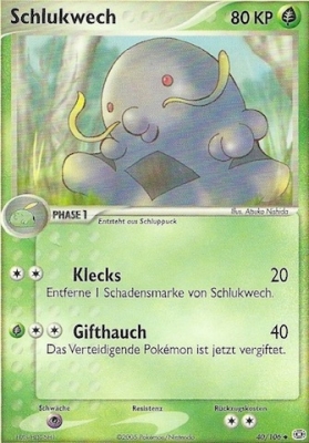 Schlukwech 40 — EX Emerald (German Pokémon TCG card)