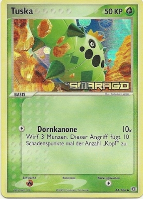 Tuska 44 — EX Emerald (German Pokémon TCG card)