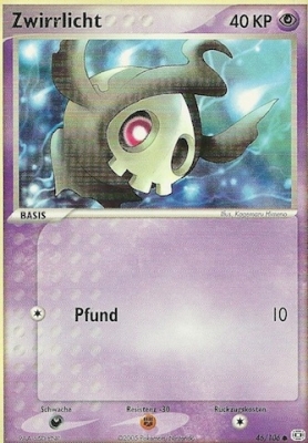 Zwirrlicht 46 — EX Emerald (German Pokémon TCG card)