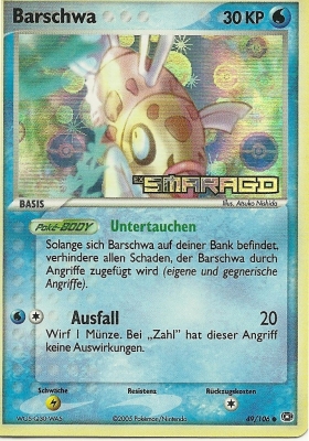 Barschwa 49 — EX Emerald (German Pokémon TCG card)