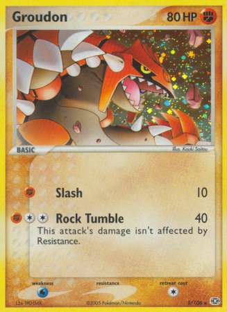 Groudon 5 — EX Emerald (German Pokémon TCG card)