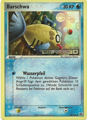 Barschwa 50 — EX Emerald (German Pokémon TCG card)