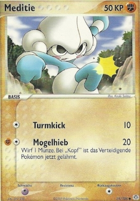 Meditie 55 — EX Emerald (German Pokémon TCG card)