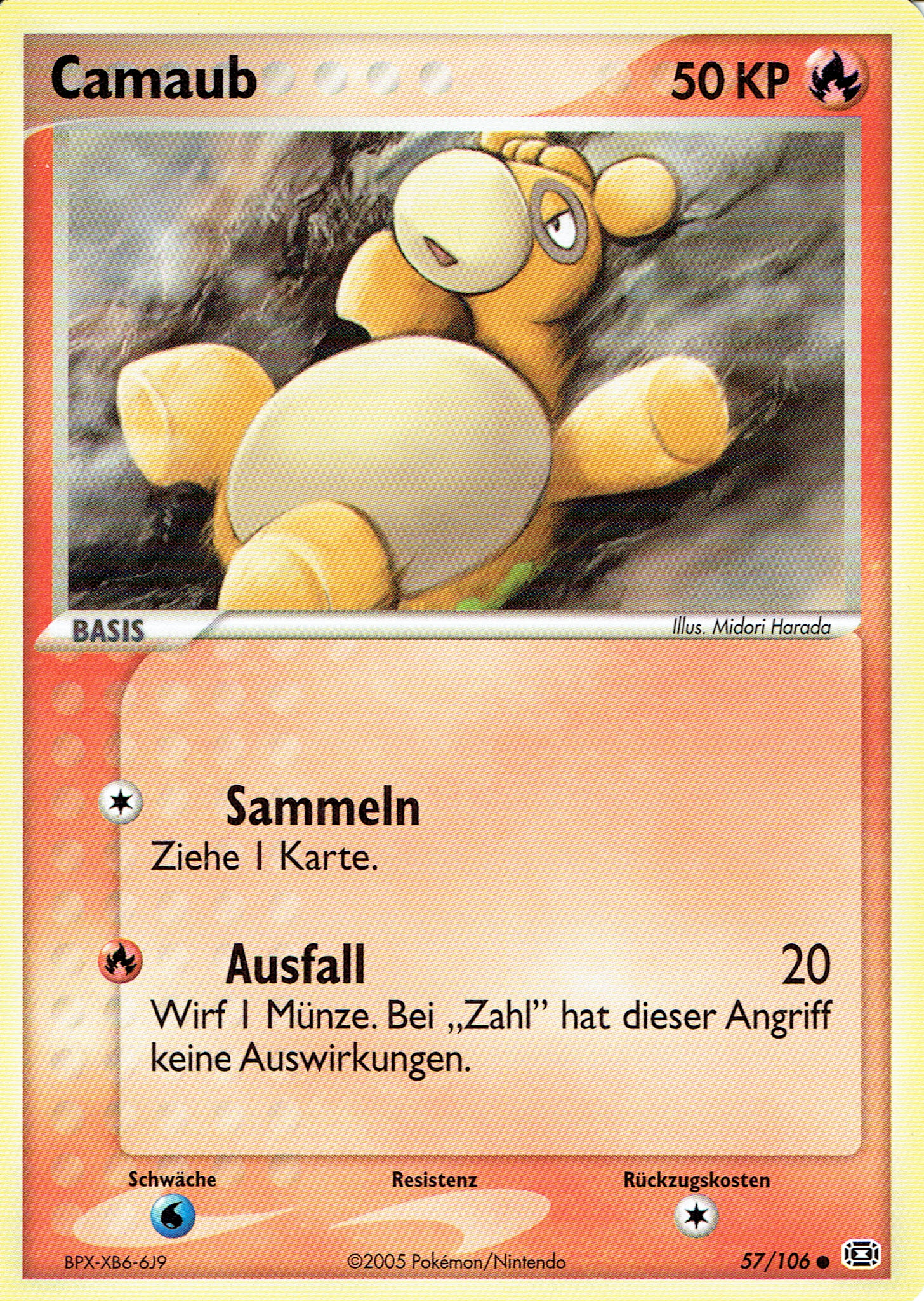 Camaub 57 — EX Emerald (German Pokémon TCG card)