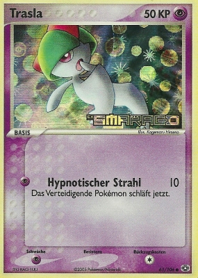 Trasla 61 — EX Emerald (German Pokémon TCG card)