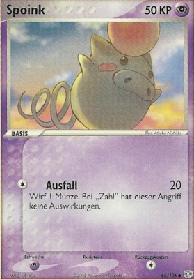 Spoink 66 — EX Emerald (German Pokémon TCG card)
