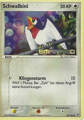 Schwalbini 68 — EX Emerald (German Pokémon TCG card)