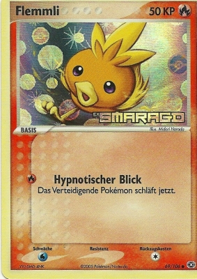 Flemmli 69 — EX Emerald (German Pokémon TCG card)