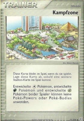 Kampfzone 75 — EX Emerald (German Pokémon TCG card)