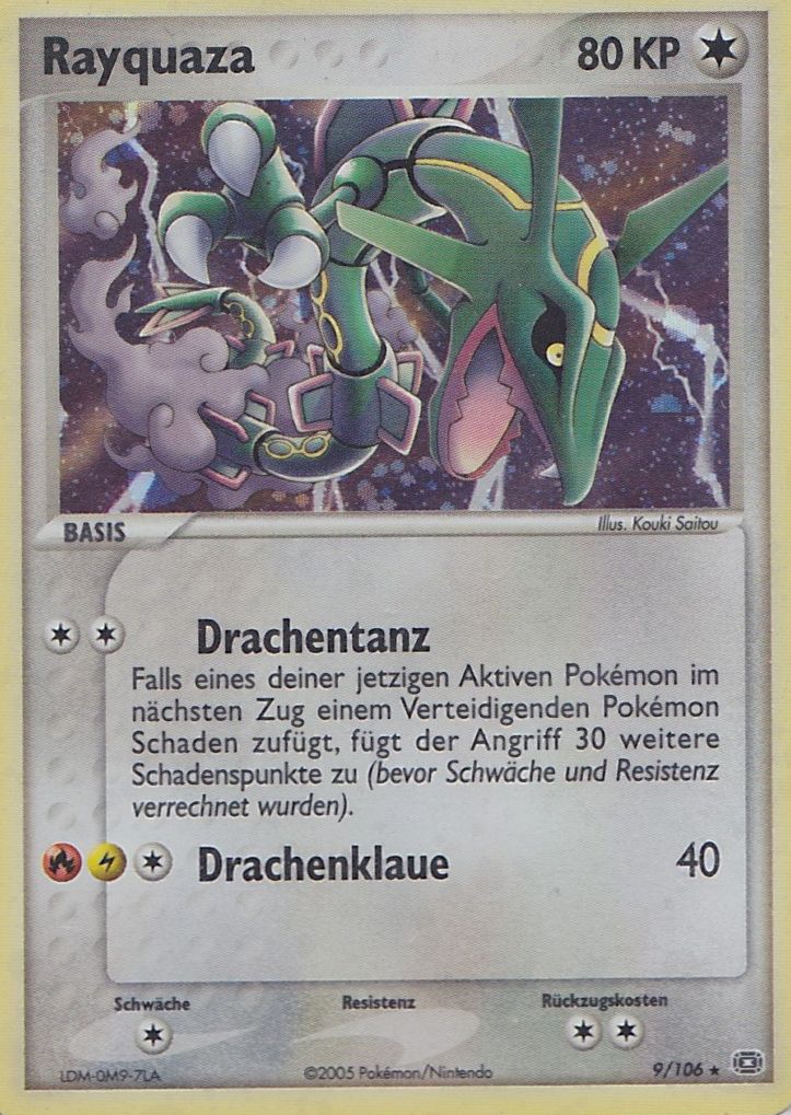 Rayquaza 9 — EX Emerald (German Pokémon TCG card)