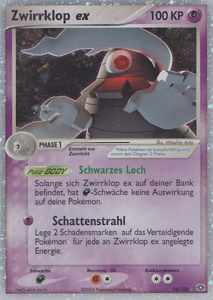 Zwirrklop ex 94 — EX Emerald (German Pokémon TCG card)