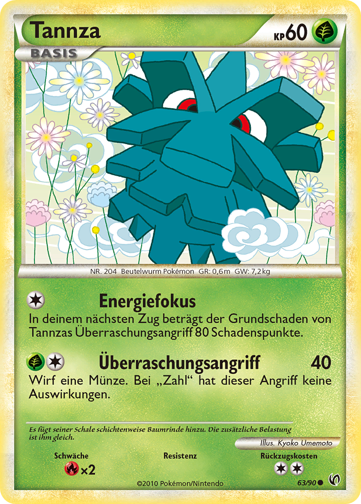 Tannza 63 — Unerschrocken (German Pokémon TCG card)