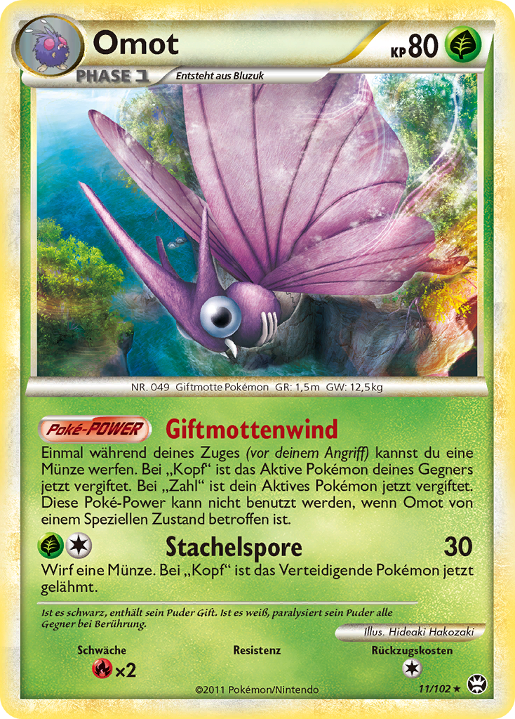 Omot 11 — Triumphant (German Pokémon TCG card)