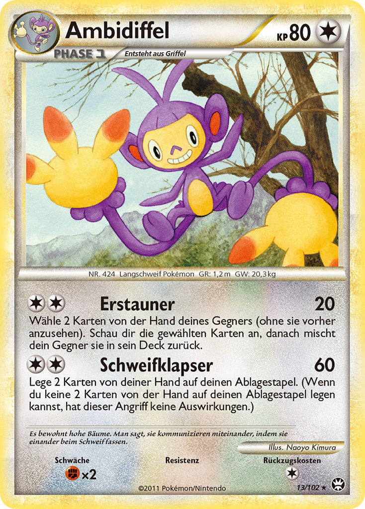 Ambidiffel 13 — Triumphant (German Pokémon TCG card)