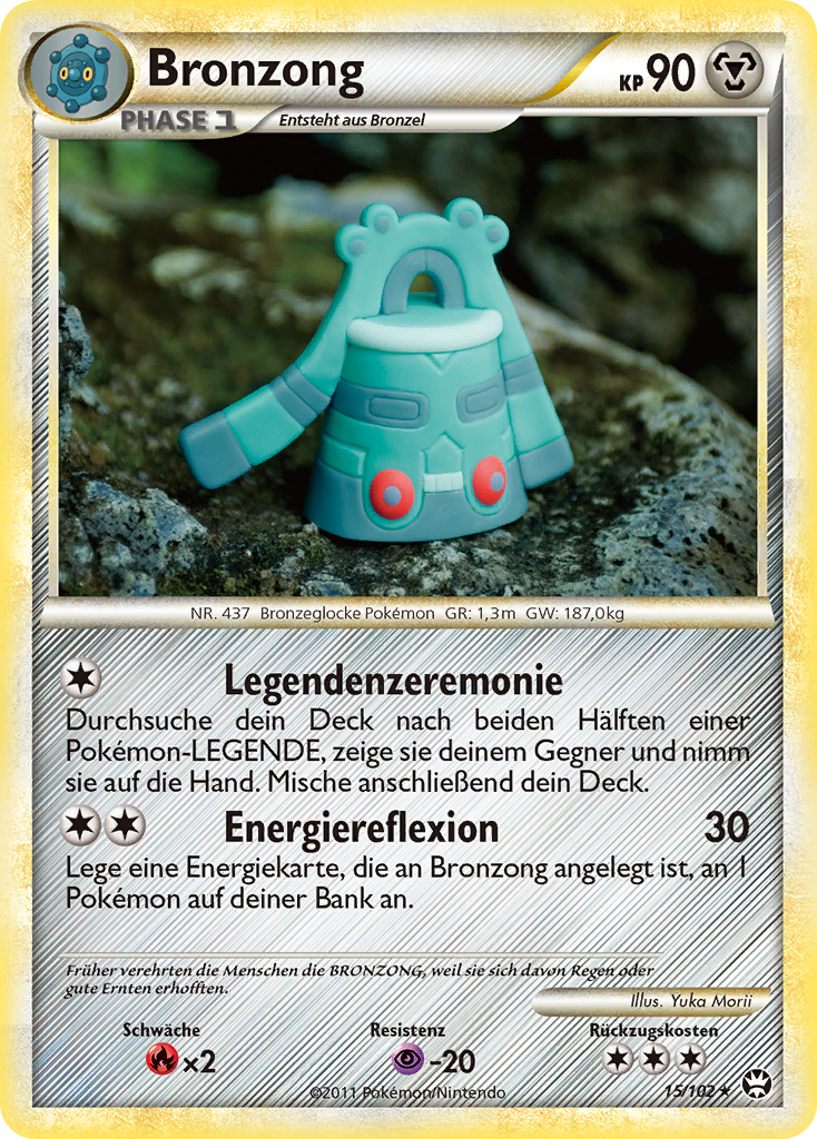 Bronzong 15 — Triumphant (German Pokémon TCG card)