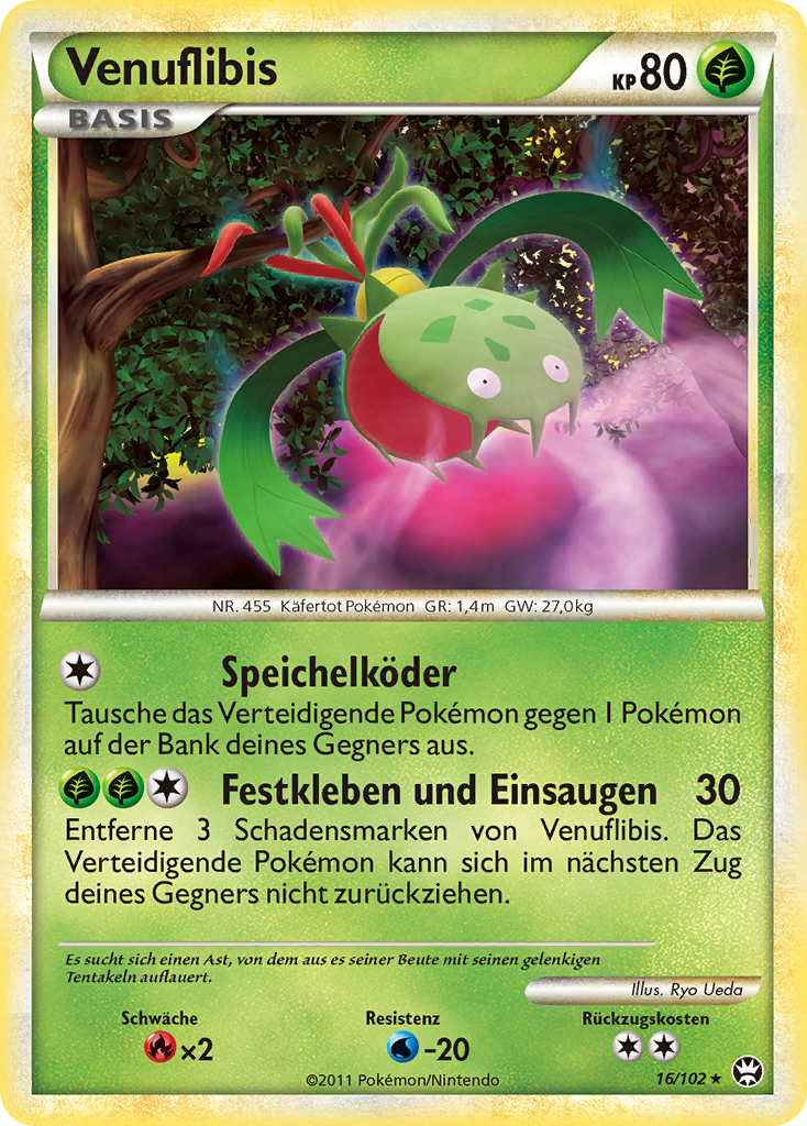 Venuflibis 16 — Triumphant (German Pokémon TCG card)