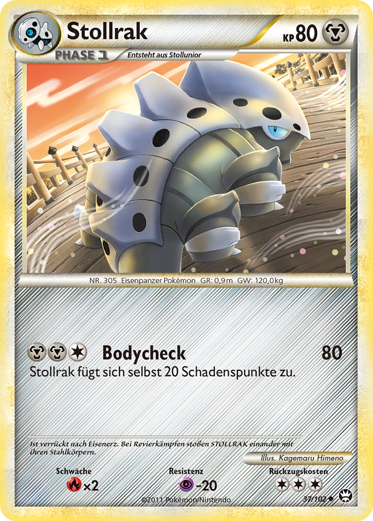 Stollrak 37 — Triumphant (German Pokémon TCG card)