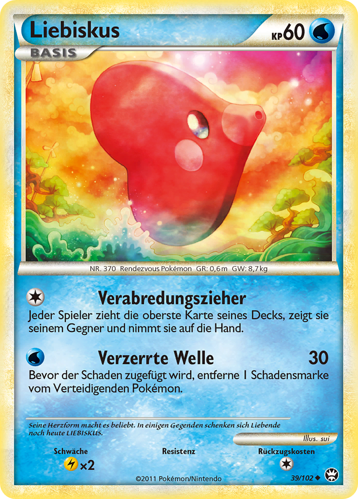 Liebiskus 39 — Triumphant (German Pokémon TCG card)