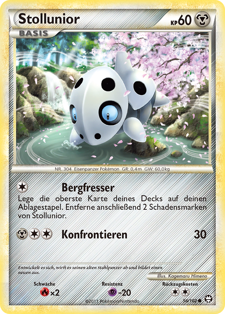 Stollunior 56 — Triumphant (German Pokémon TCG card)