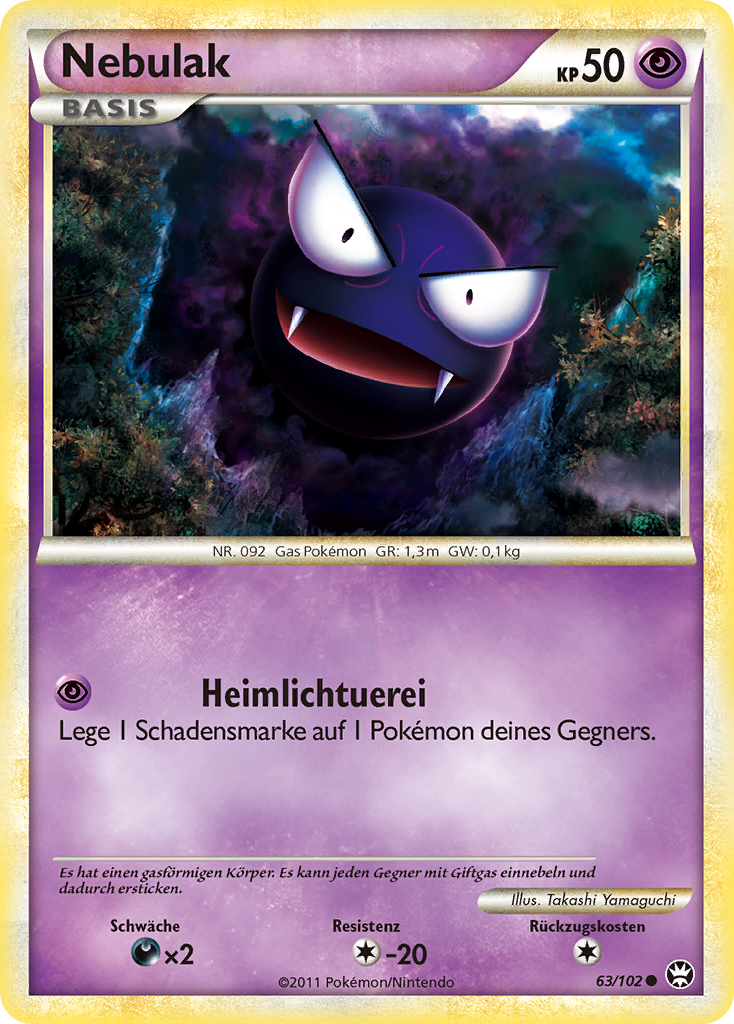 Nebulak 63 — Triumphant (German Pokémon TCG card)