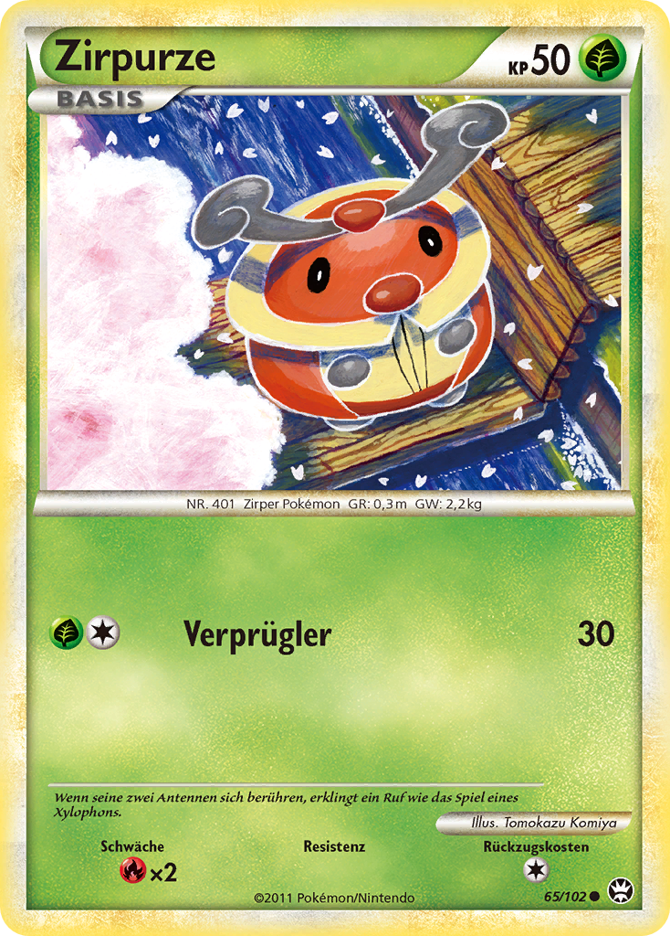 Zirpurze 65 — Triumphant (German Pokémon TCG card)