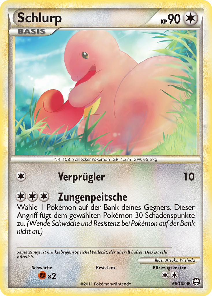 Schlurp 66 — Triumphant (German Pokémon TCG card)