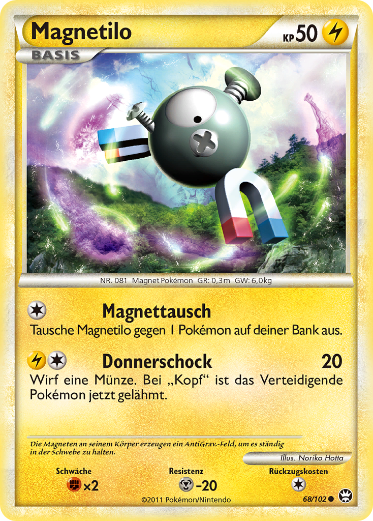 Magnetilo 68 — Triumphant (German Pokémon TCG card)