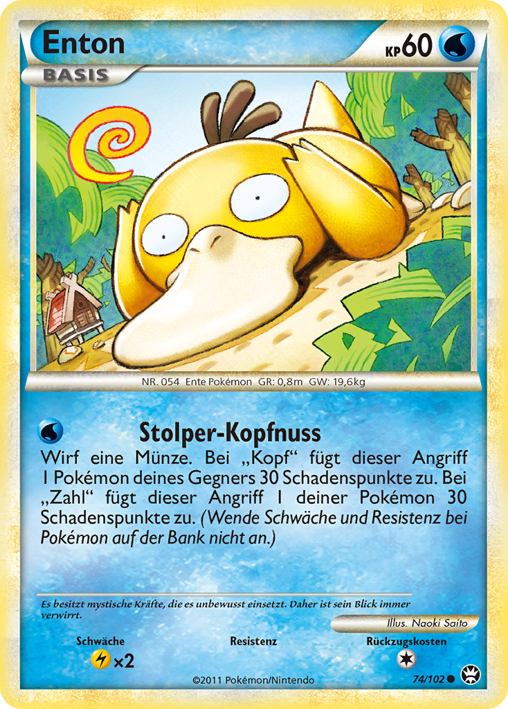 Enton 74 — Triumphant (German Pokémon TCG card)