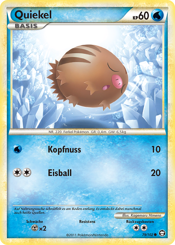 Quiekel 79 — Triumphant (German Pokémon TCG card)
