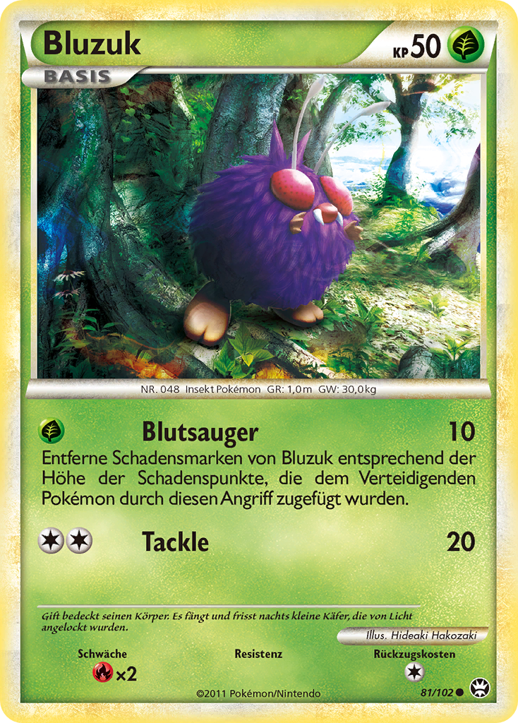 Bluzuk 81 — Triumphant (German Pokémon TCG card)