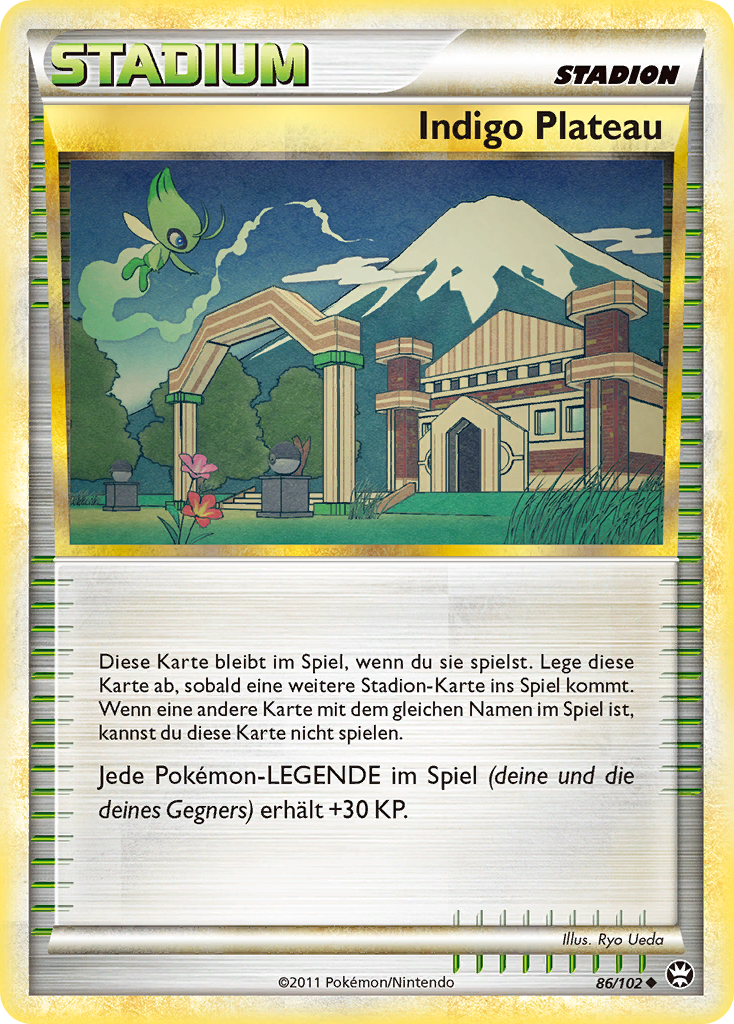 Indigo Plateau 86 — Triumphant (German Pokémon TCG card)