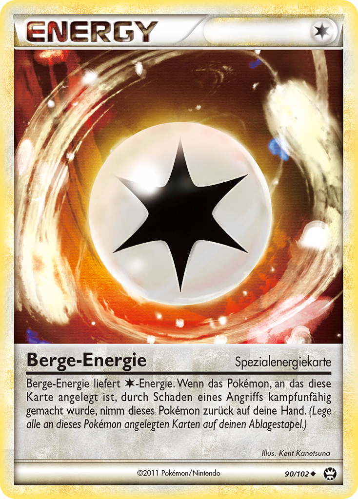 Berge-Energie 90 — Triumphant (German Pokémon TCG card)