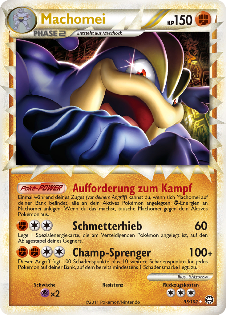 Machomei 95 — Triumphant (German Pokémon TCG card)