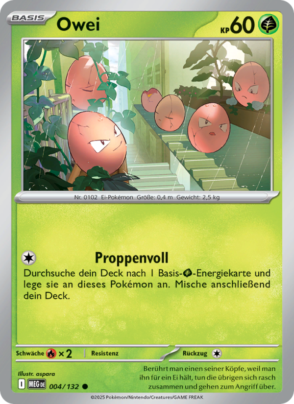 Owei 004 — Mega Evolution (German Pokémon TCG card)