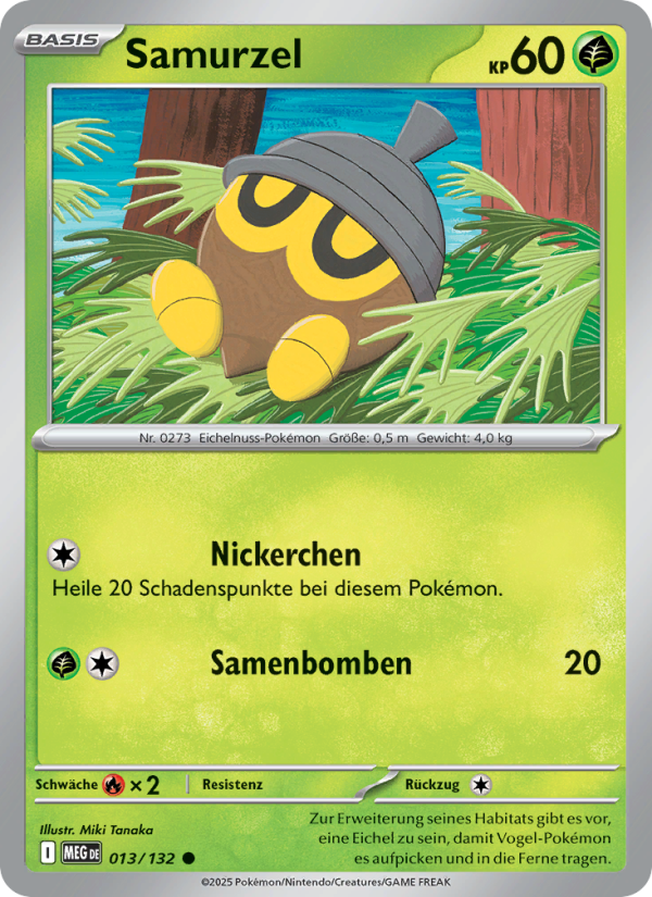 Samurzel 013 — Mega Evolution (German Pokémon TCG card)