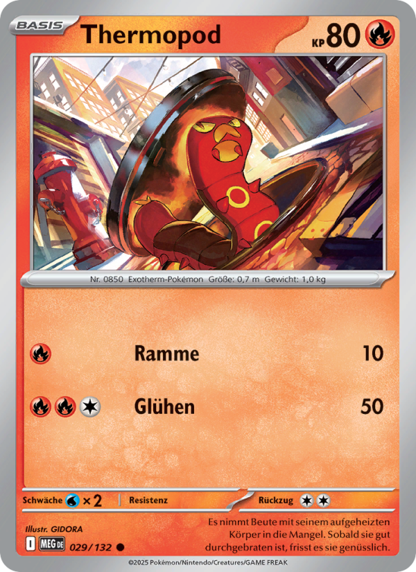 Thermopod 029 — Mega Evolution (German Pokémon TCG card)