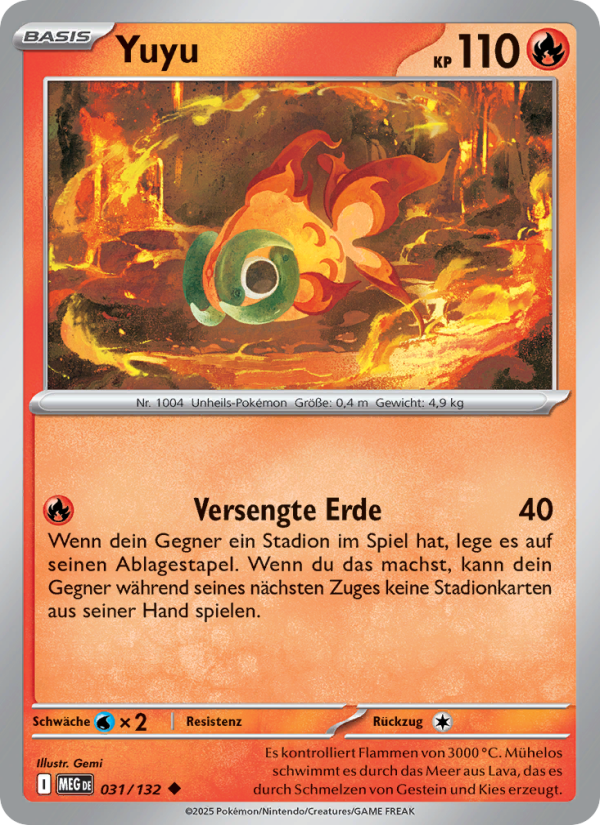 Yuyu 031 — Mega Evolution (German Pokémon TCG card)