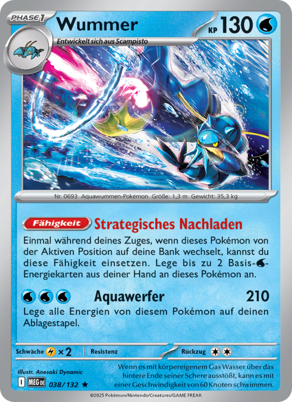 Wummer 038 — Mega Evolution (German Pokémon TCG card)