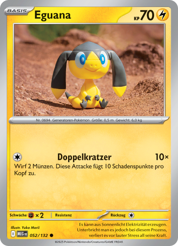 Eguana 052 — Mega Evolution (German Pokémon TCG card)