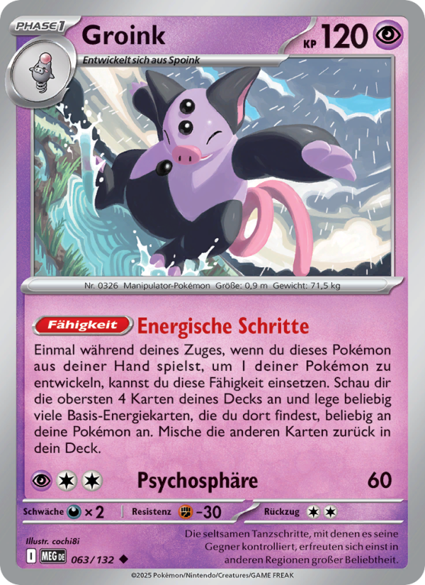 Groink 063 — Mega Evolution (German Pokémon TCG card)
