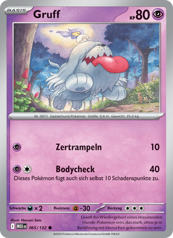Gruff 065 — Mega Evolution (German Pokémon TCG card)