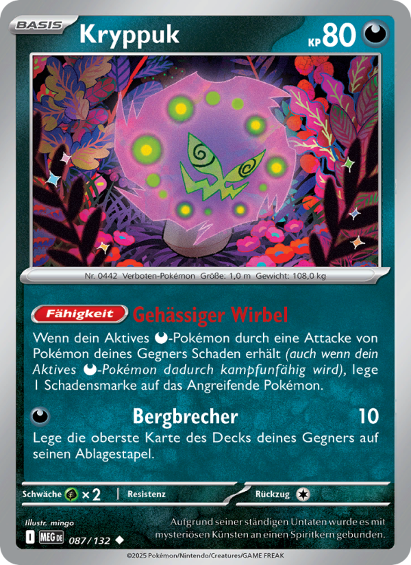 Kryppuk 087 — Mega Evolution (German Pokémon TCG card)