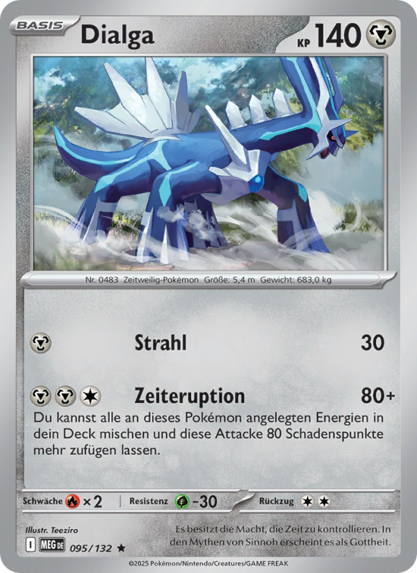 Dialga 095 — Mega Evolution (German Pokémon TCG card)