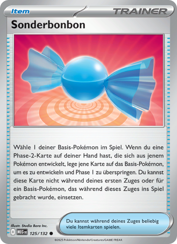 Sonderbonbon 125 — Mega Evolution (German Pokémon TCG card)
