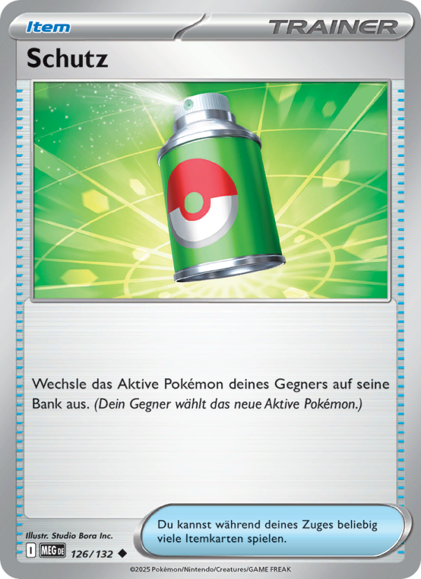 Schutz 126 — Mega Evolution (German Pokémon TCG card)