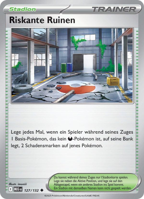 Riskante Ruinen 127 — Mega Evolution (German Pokémon TCG card)